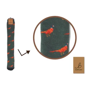 Bartleby 4-7 Grey Country Pheasant Women's Welly Sock