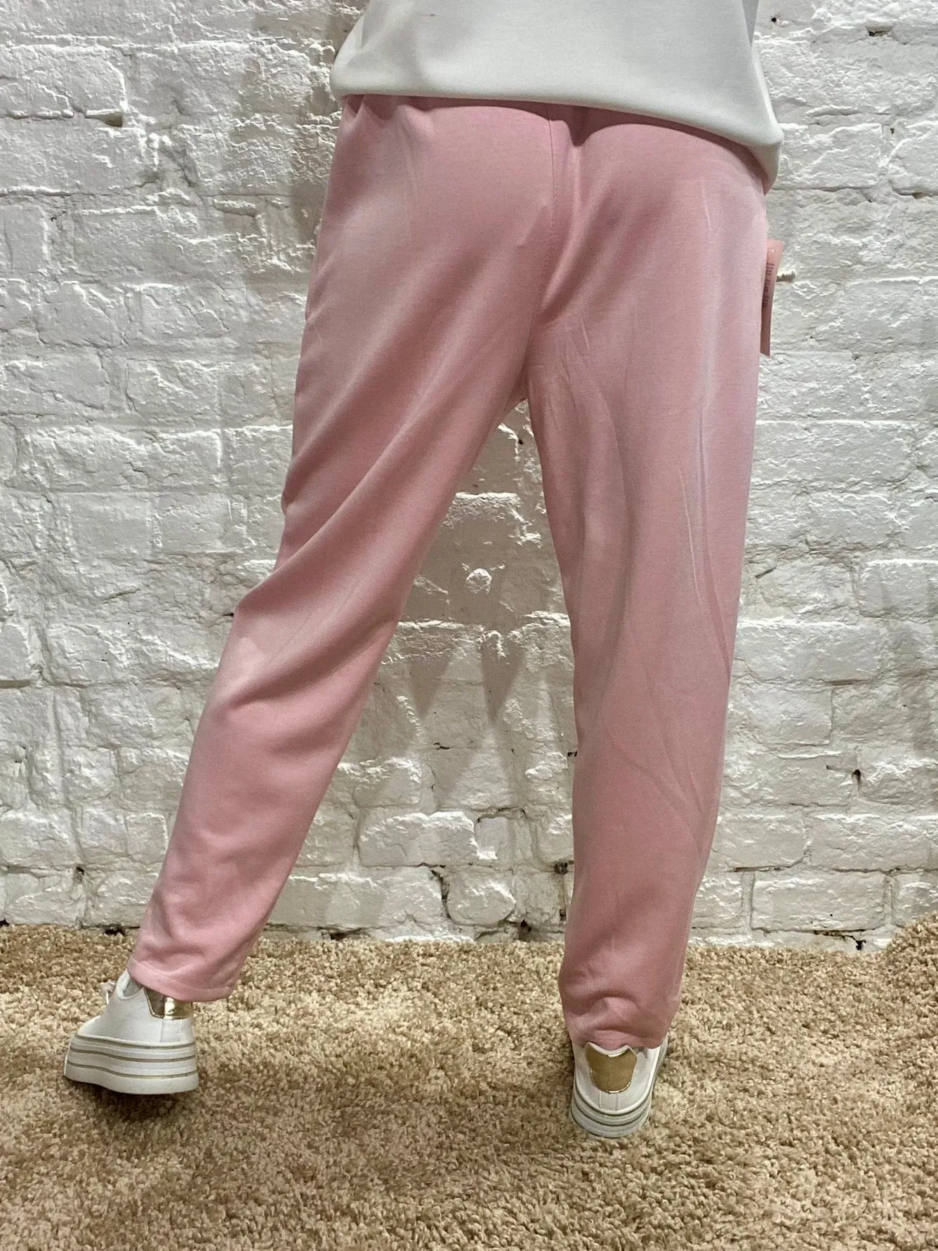 Chelsea Stretch Casual Breathable Lounge C41 Tapered Trouser Pant With Belt