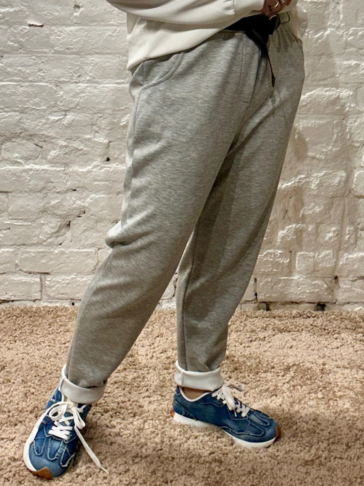 Chelsea Stretch Casual Breathable Lounge C41 Tapered Trouser Pant With Belt
