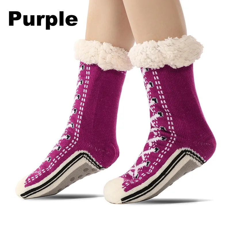 CHRISTMAS HOT SALEUltra-thick Cashmere Slipper Home SocksUltra-thick Warm Home Socks