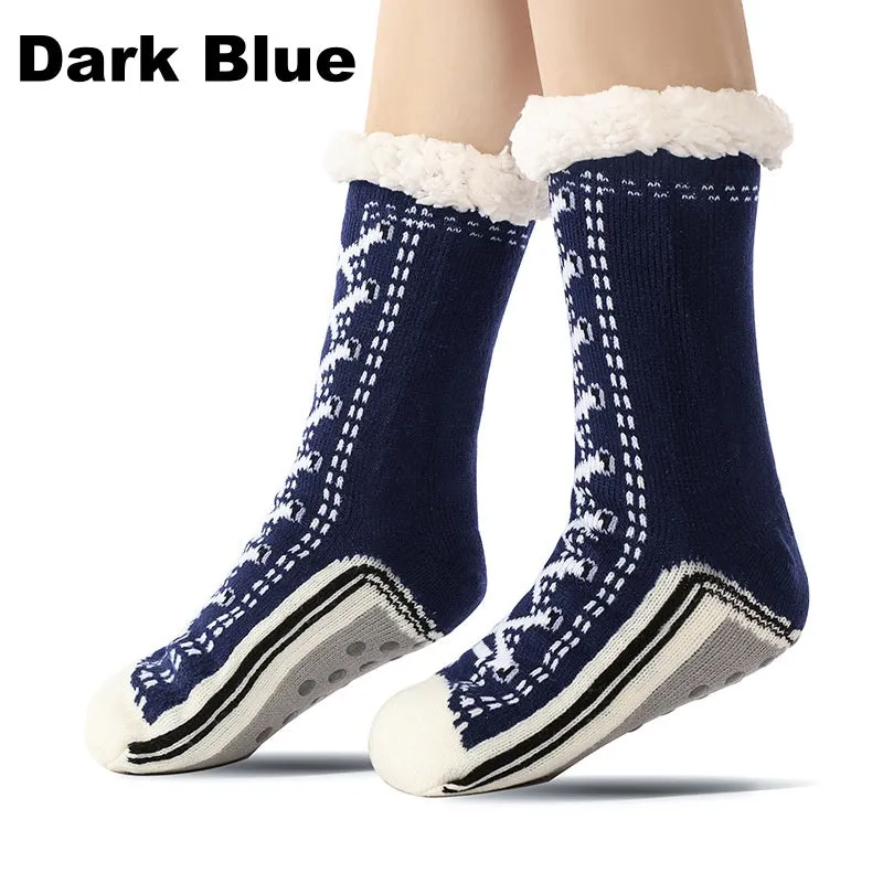CHRISTMAS HOT SALEUltra-thick Cashmere Slipper Home SocksUltra-thick Warm Home Socks