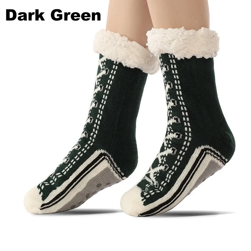 CHRISTMAS HOT SALEUltra-thick Cashmere Slipper Home SocksUltra-thick Warm Home Socks