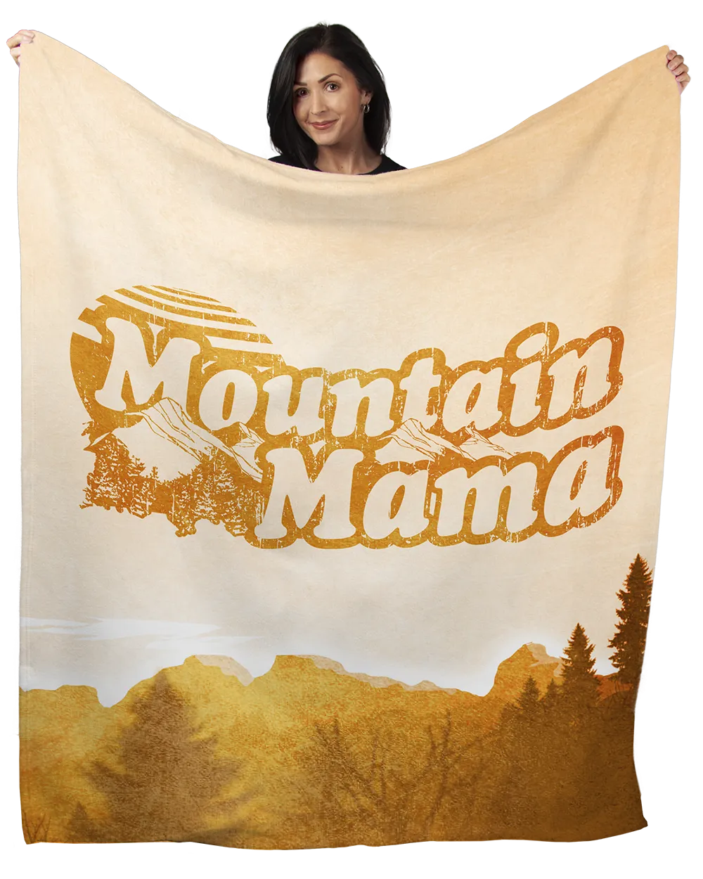 Country Girl® Mountain Mama 50" x 60" Minky Blanket