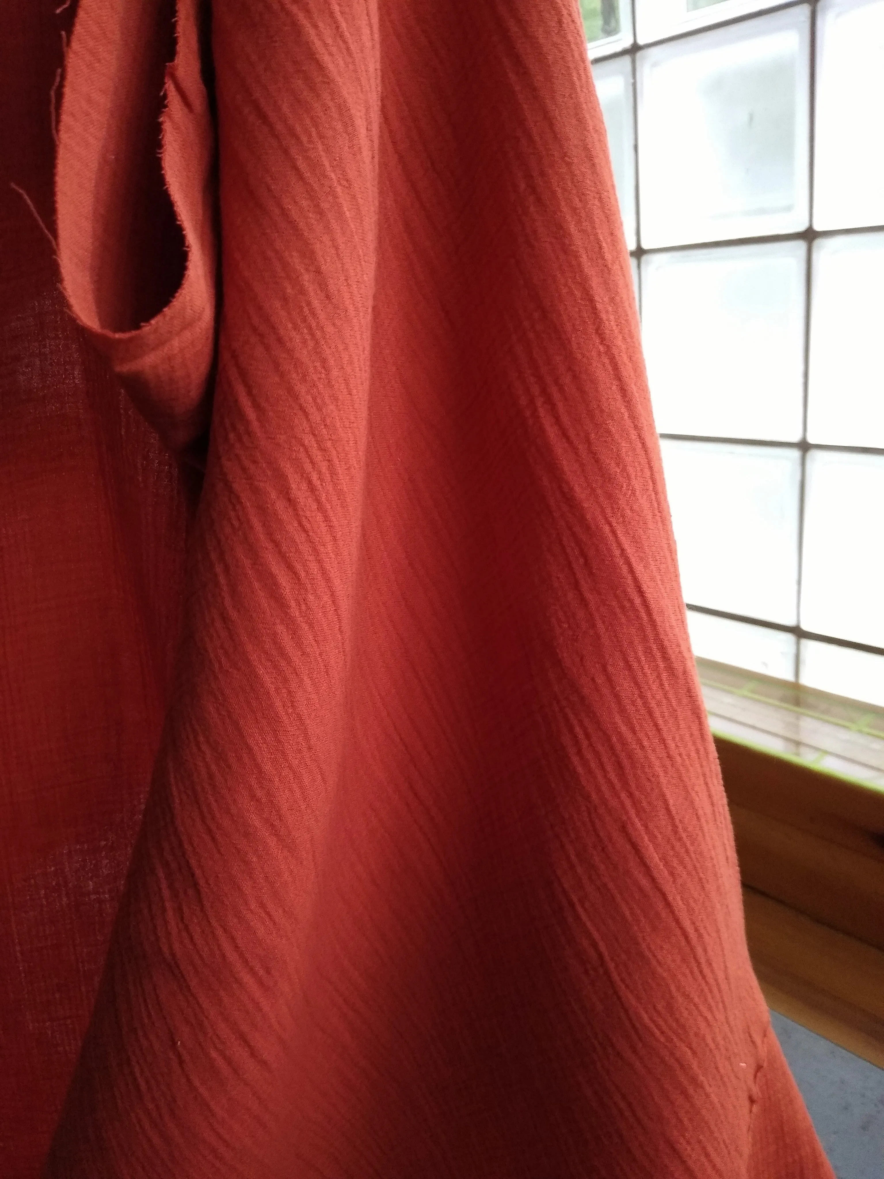 Crinkle Double Gauze / Persimmon