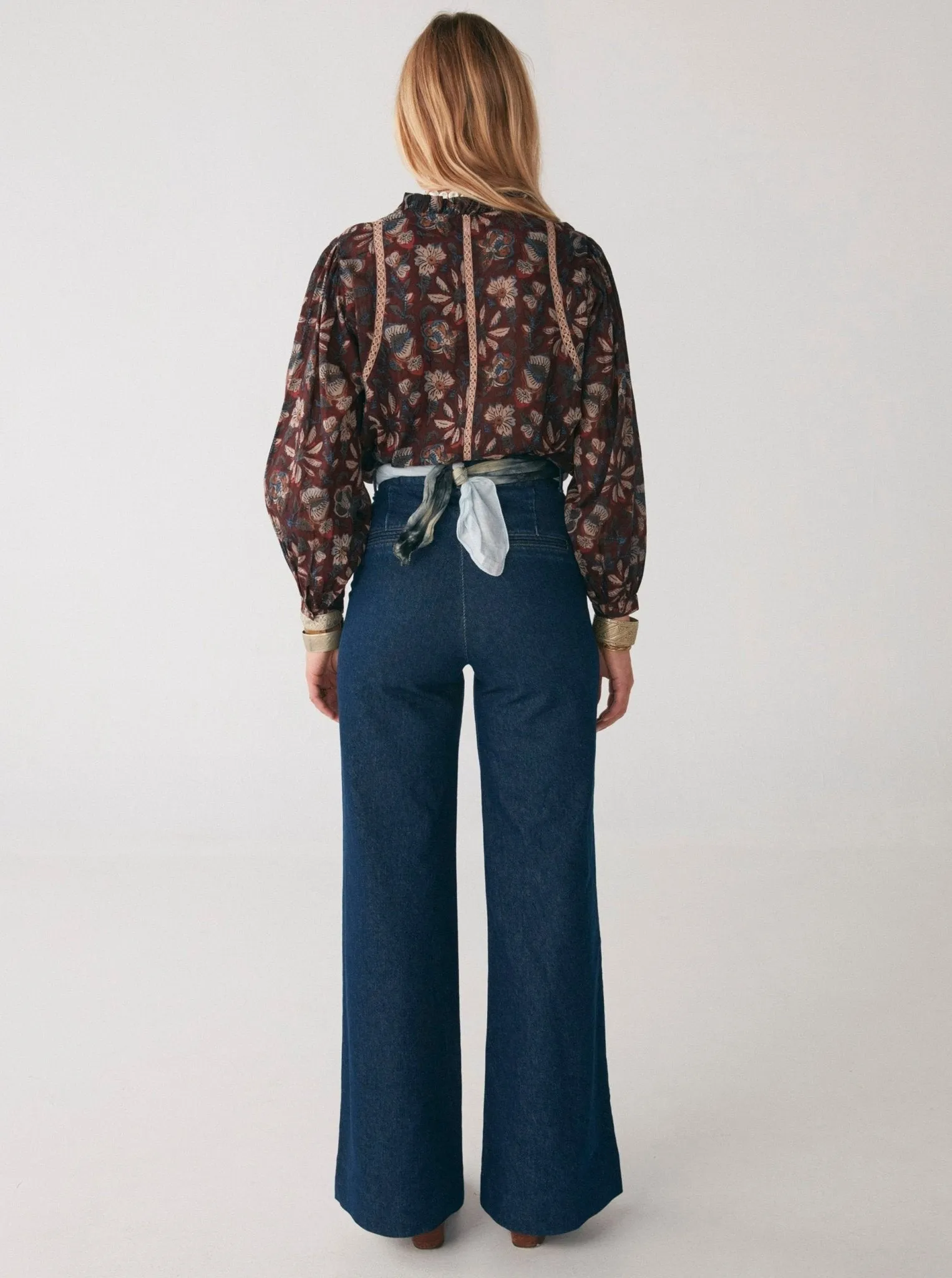 Ingrid Blouse - Srinagar Tobacco