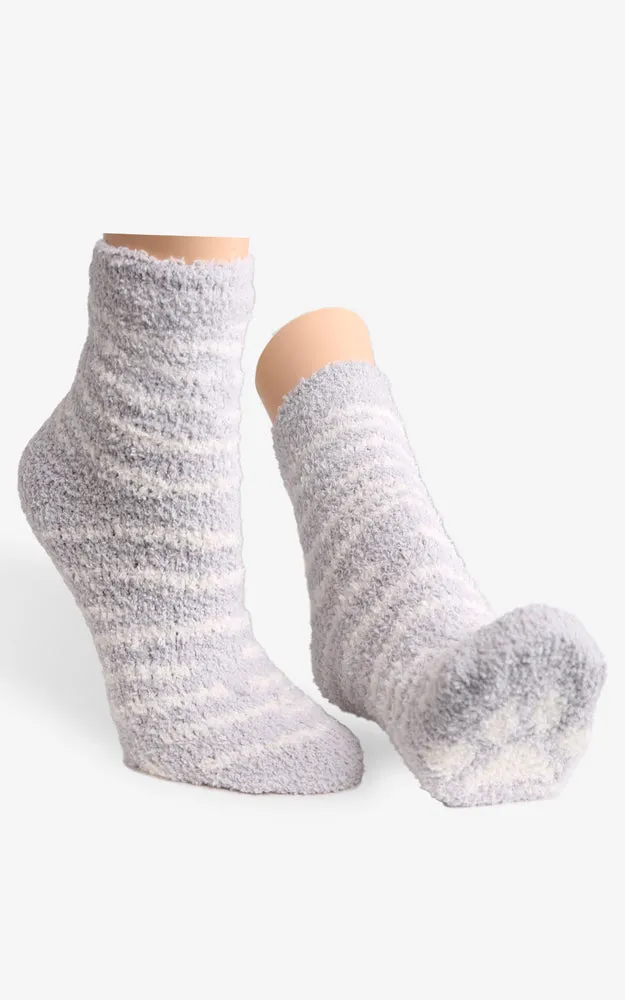 JCS106 Animal Pattern Fuzzy Socks (6prs Pack)