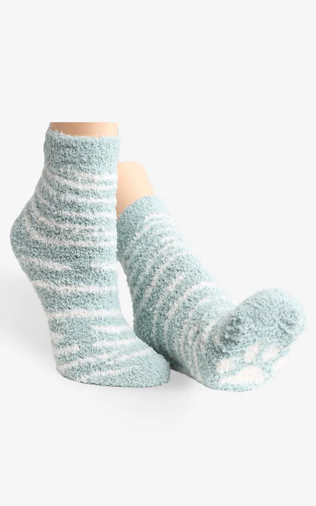 JCS106 Animal Pattern Fuzzy Socks (6prs Pack)