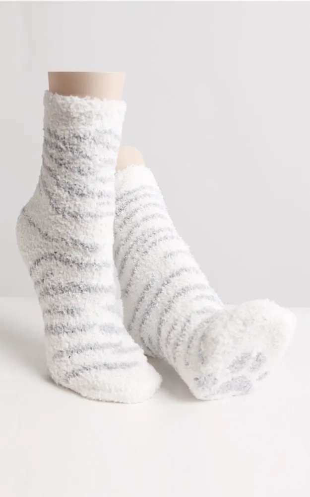 JCS106 Animal Pattern Fuzzy Socks (6prs Pack)