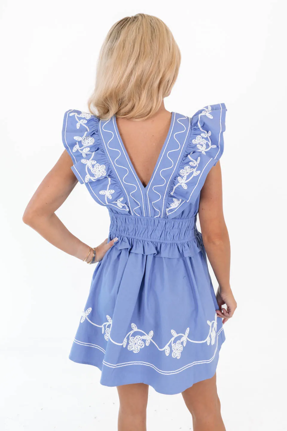 Love Me Not Dress - Periwinkle