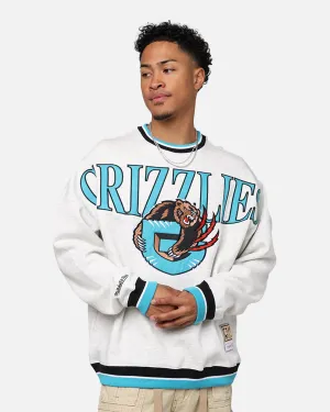 Mitchell & Ness Memphis Grizzlies Shooting Crewneck Silver Marle