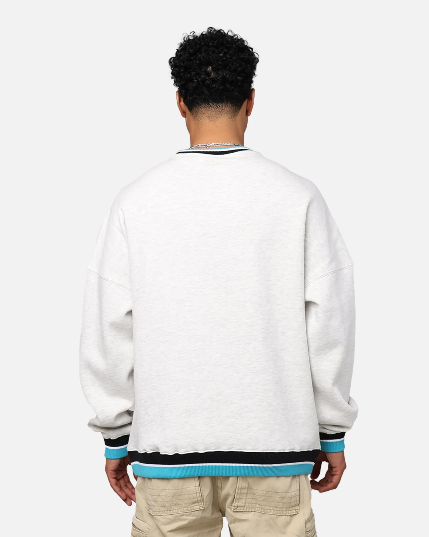 Mitchell & Ness Memphis Grizzlies Shooting Crewneck Silver Marle