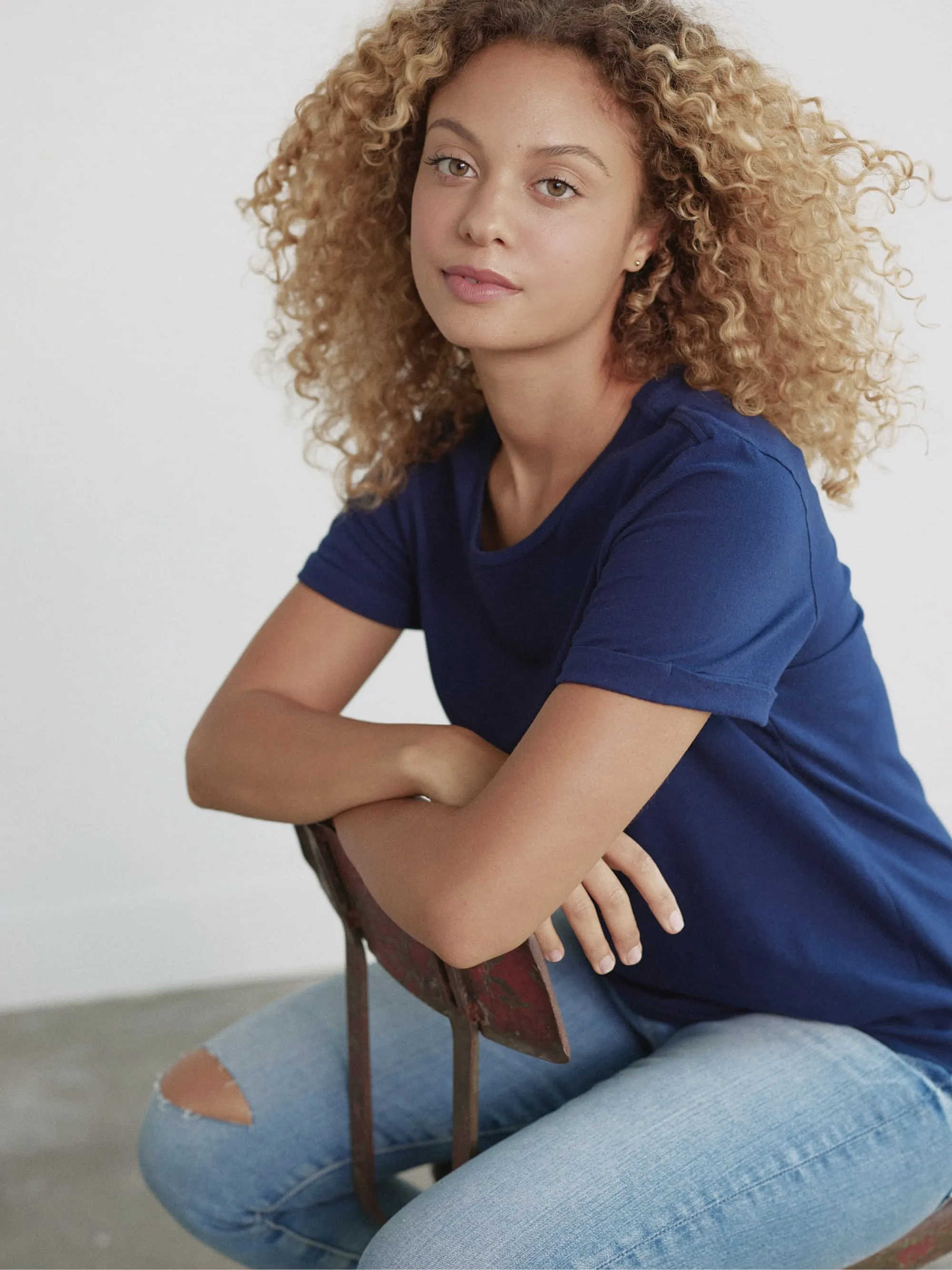 Organic Roll Cuff Tee