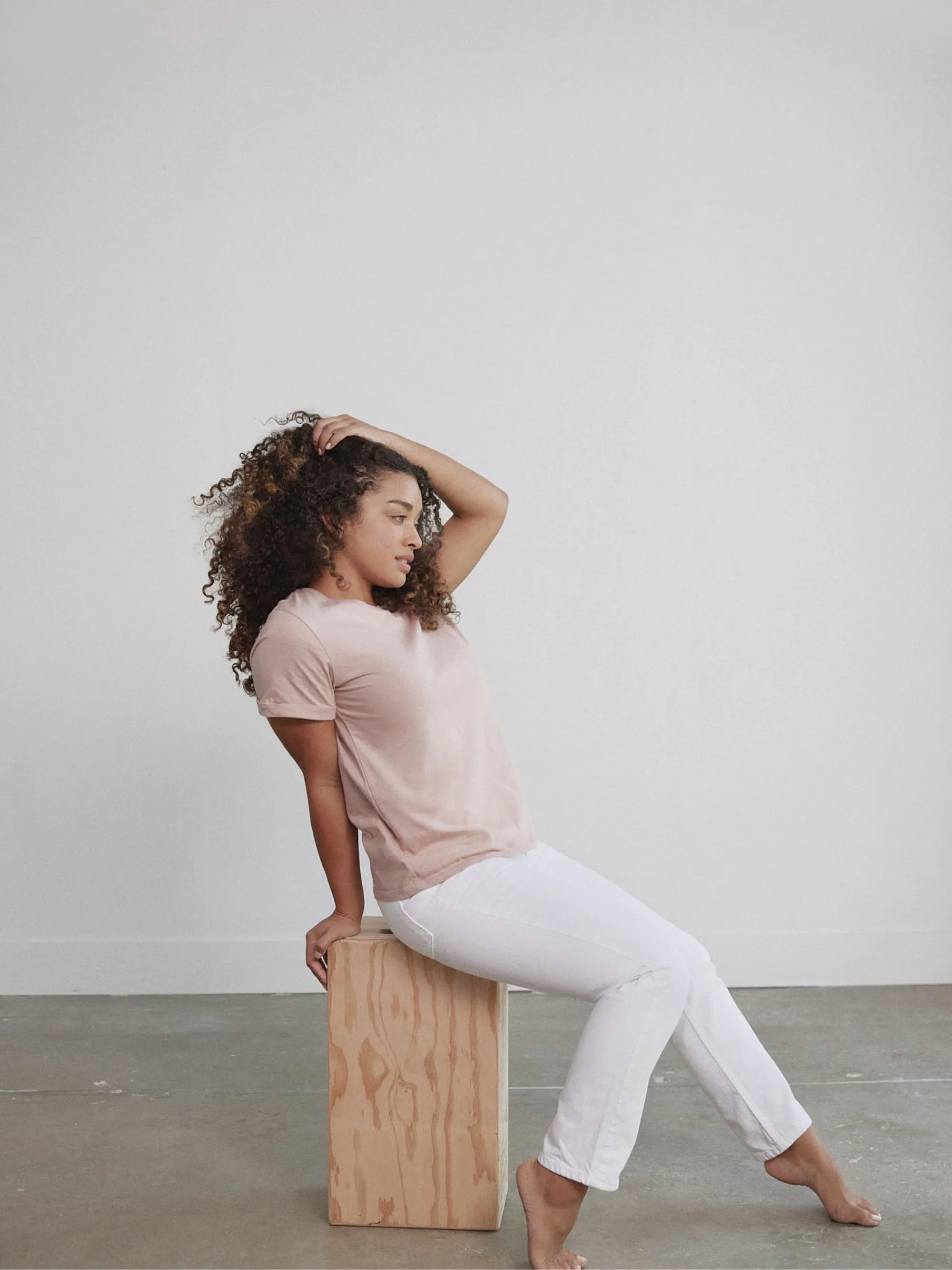 Organic Roll Cuff Tee