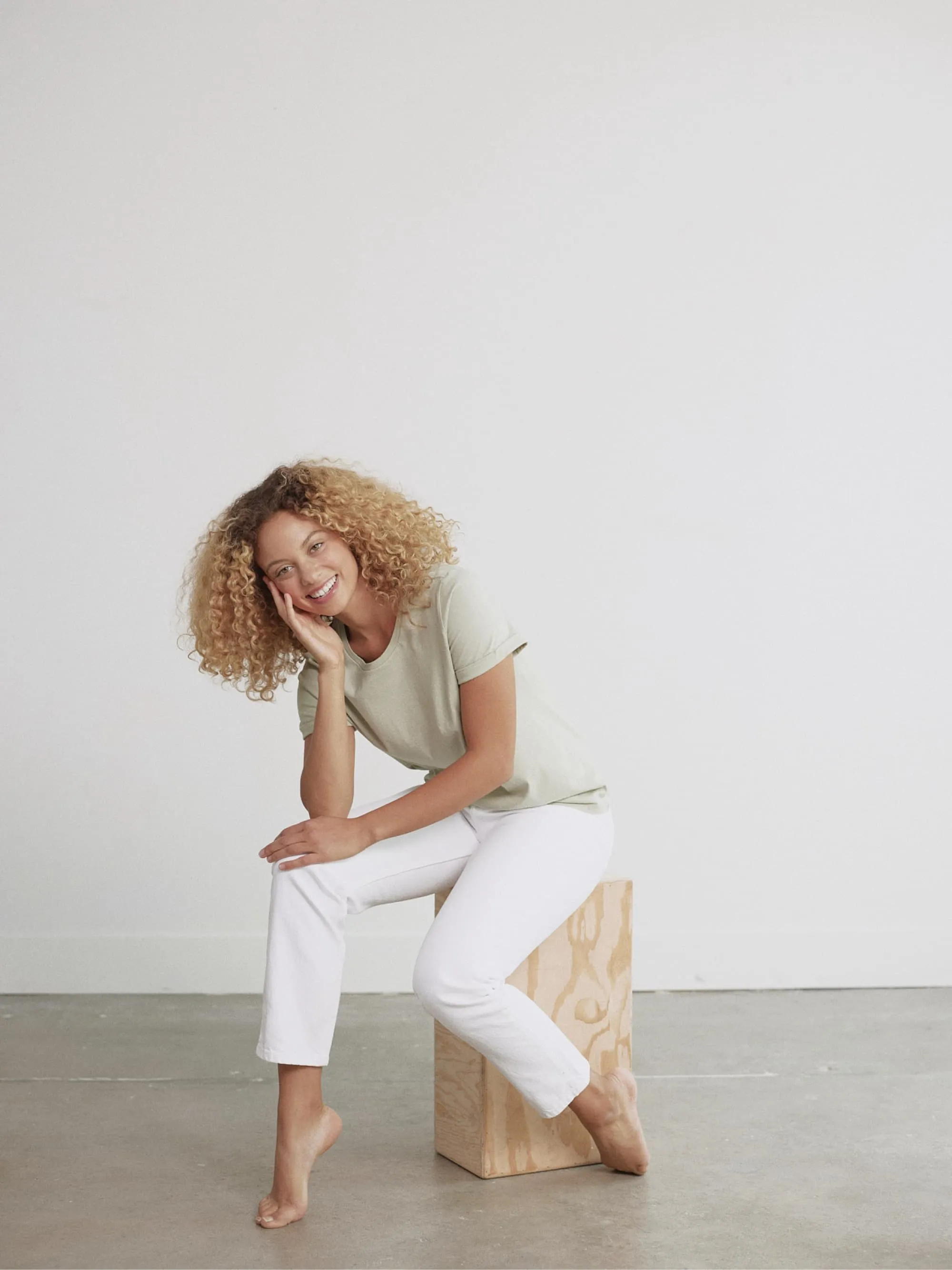 Organic Roll Cuff Tee