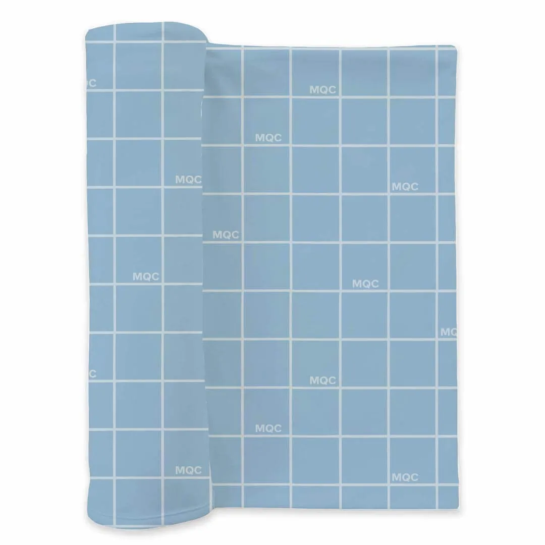 Personalized Baby Name Swaddle Blanket | Sunset Squares