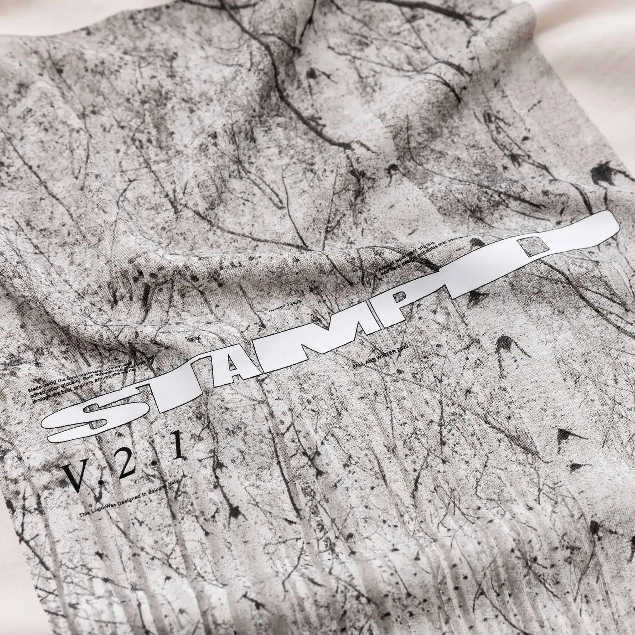 STAMPD Aspent Trees Tee Cement